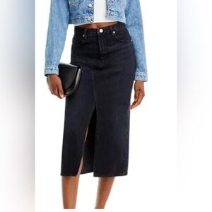 Frame Mif denim jeans skirt 25 inkwel